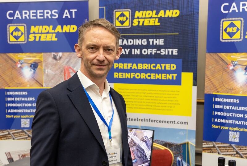 Séan O’Donoghue from Midland Steel at the Laois jobs fair