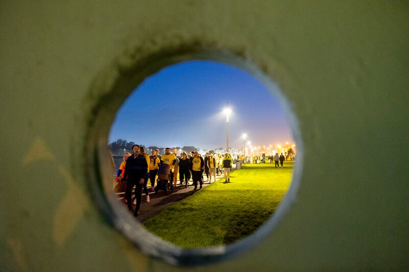 Darkness into Light 2024 in Clontarf, Dublin. Photograph: Tom Honan