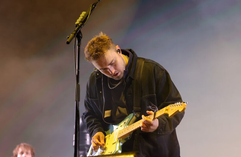 Sam Fender on the Main Stage at Electric Picnic on Saturday. Photograph: Alan Betson

