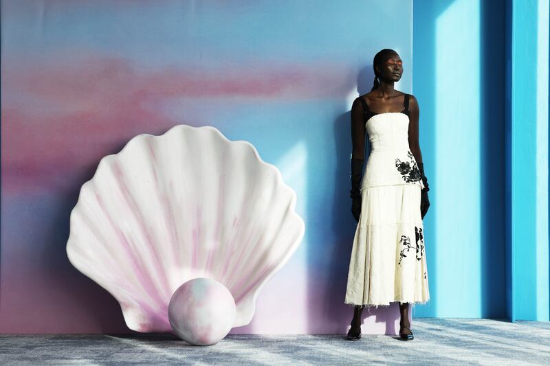 Erdem dress (€3,510). Photograph: Leon Farrell/Photocall Ireland