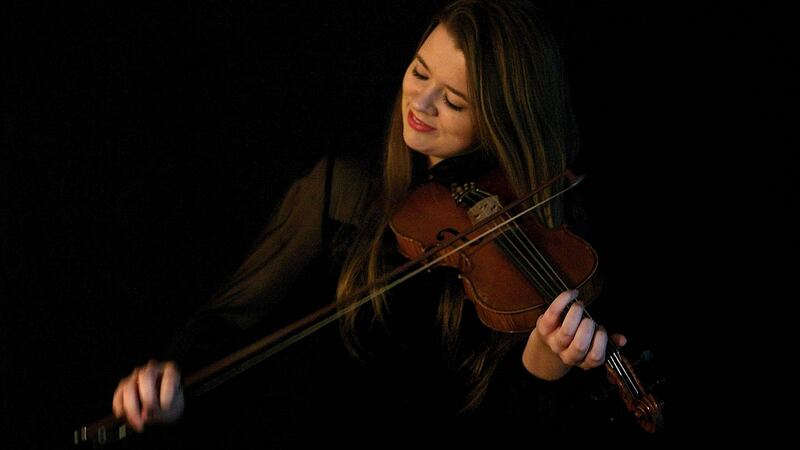 Clare Friel: At the Gradam Cheoil TG4 Traditional Music Awards in the Waterfront, Belfast