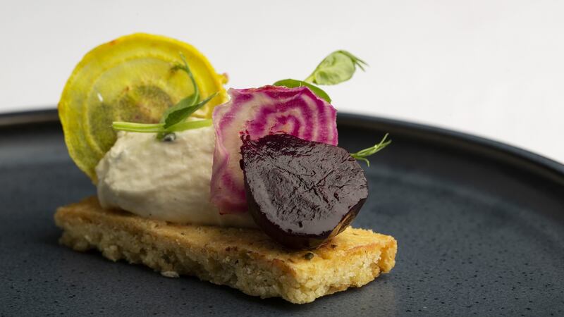 The seven-course menu showcases Irish produce and French techniques.