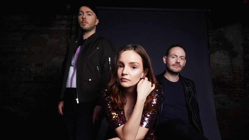 Lauren Mayberry, Iain Cook and Martin Doherty make up the Glaswegian band
