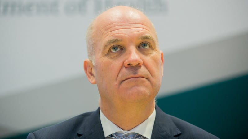 Dr Tony Holohan, Chief Medical Officer of the  Department of Health during a press briefing on Friday. Photograph: Collins