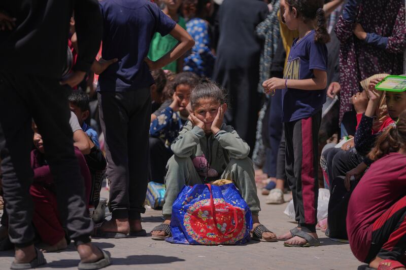 Israeli strikes have killed more than 54,000 Gaza residents, mostly women and children. Photograph: Abdel Kareem Hana/AP
