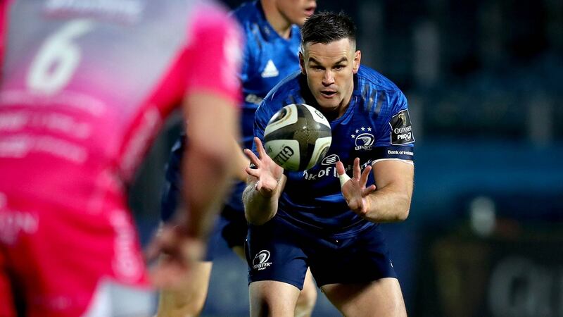 Johnny Sexton returns to action for Leinster on Saturday night. Photograph: Ryan Byrne/Inpho