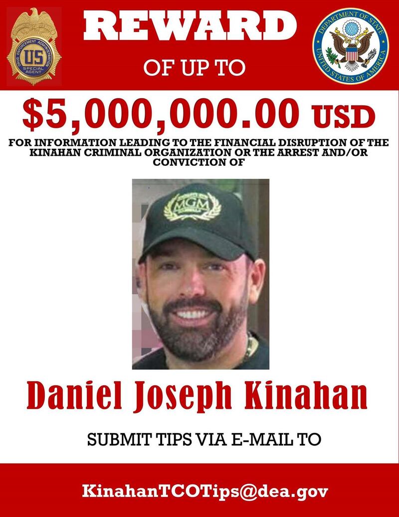 Conor Lally  US Wanted' posters of Kinahans  Daniel Kinahan