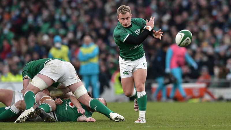 Craig Casey is among the eight Munster players who will link up with the squad for their second game aganist the Lions. Photograph: Charles McQuillan/Getty