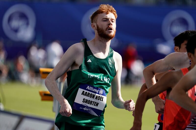 Aaron Shorten of Ireland on his way to finishing 14th. Photograph: Dave Winter/Inpho