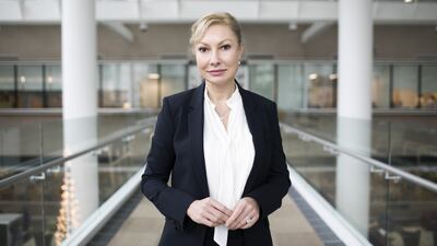 Dr Ivona Percec, a plastic surgeon at the University of Pennsylvania, has developed her own surgical approach to clitoral reconstruction, reusing scar tissue whenever possible. Photograph: Maddie McGarvey/ The New York Times