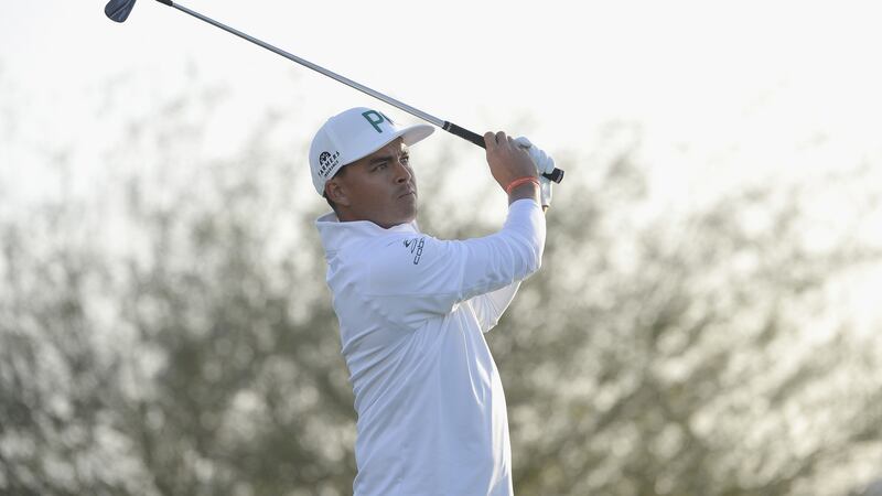 Rickie Fowler shares the halfway lead in the Phoenix Open. Photograph: Robert Laberge/Getty
