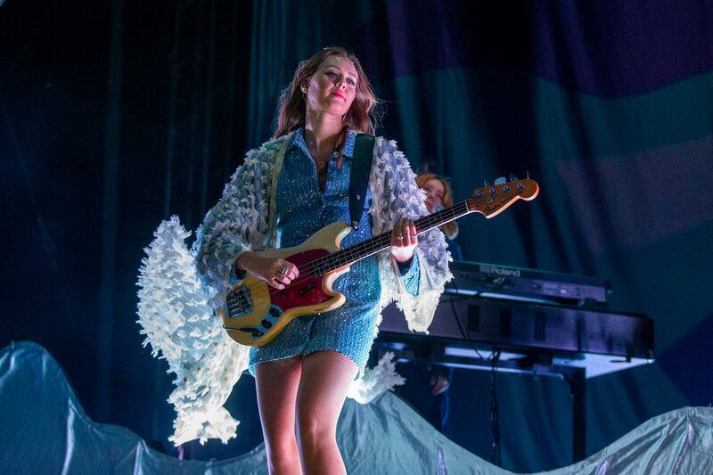 Johanna dedicates Everybody’s Got to Learn to her young daughter. 
Photograph: Tom Honan