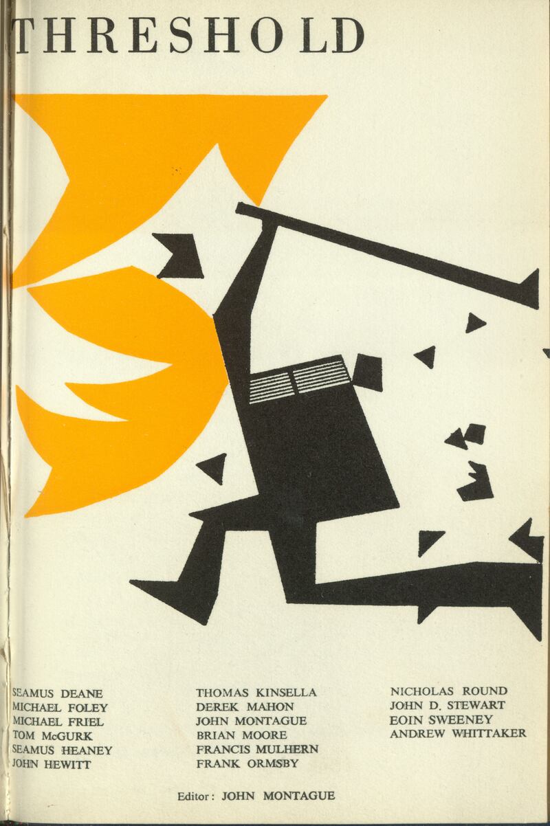 Summer 1970 Threshold with artwork by Colin Middleton