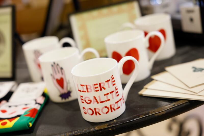 Mugs at Amo & Pax. Photograph: Kieran Harnett