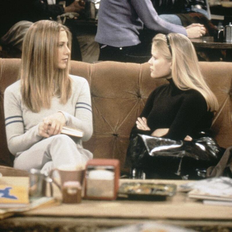 Reese Witherspoon and Aniston played sisters in an episode of Friends. Photograph: NBC via Getty