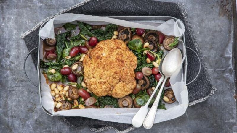 Paul Flynn's whole baked cauliflower. Photograph: Harry Weir Photography
