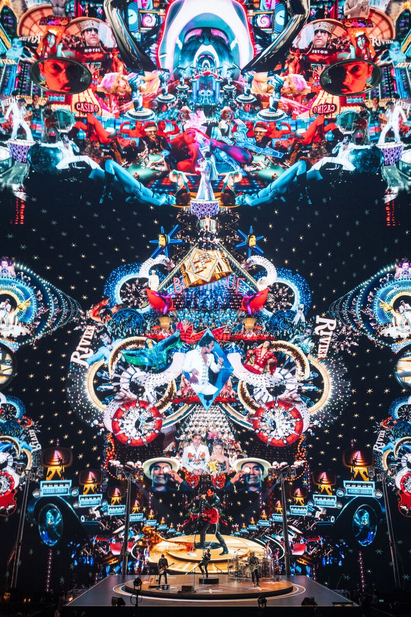 Sphere Las Vegas: U2 on stage in September. Photograph: Stufish Entertainment Architects