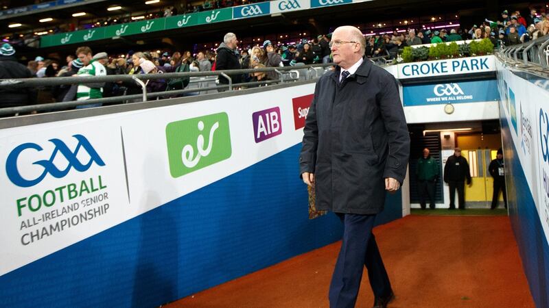 John Horan: struck a downbeat note with his assessment just when the GAA community needed some hope to cling on to. Photograph: James Crombie/Inpho