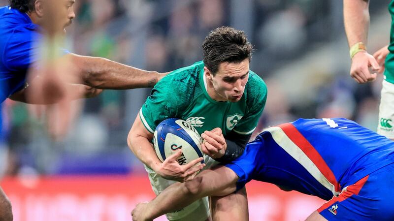Joey Carbery performed admirably in difficult circumstances. Photograph: Billy Stickland/Inpho