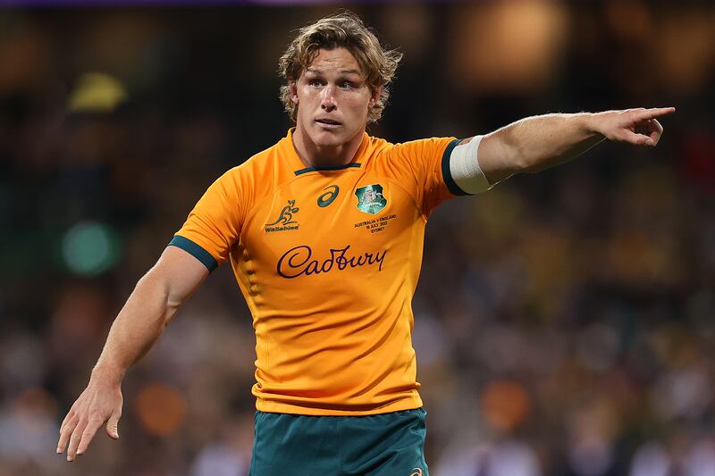 Australia's Michael Hooper. Photograph: Mark Kolbe/Getty Images