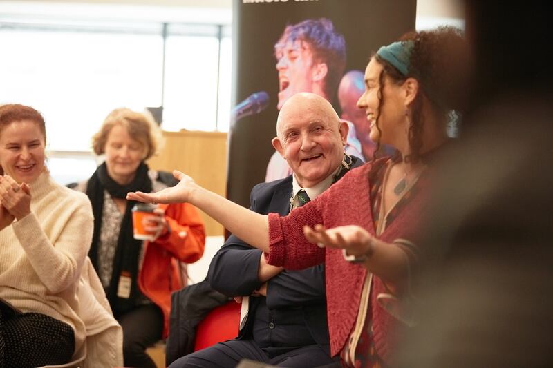 The Irish World Academy of Music and Dance at University of Limerick academy has also reached out to the migrant community in Limerick to offer support through the Irish World Music cafe. Photograph: Maurice Gunning