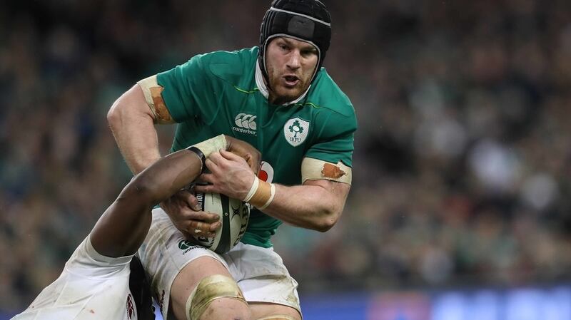 Seán O’Brien could potentially return for rounds four and five of the Six Nations, according to Joe Schmidt. Photograph: Billy Stickland/Inpho