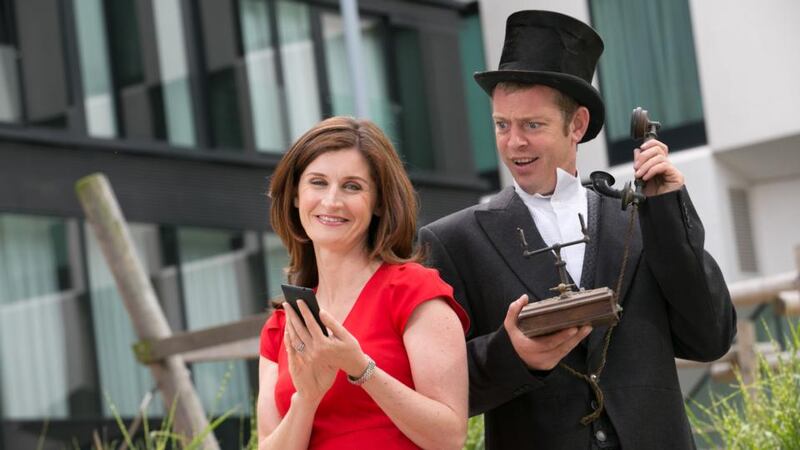 Claire Reynolds, Vodafone Ireland small business manager, at the launch of Vodafone’s RED service for small businesses