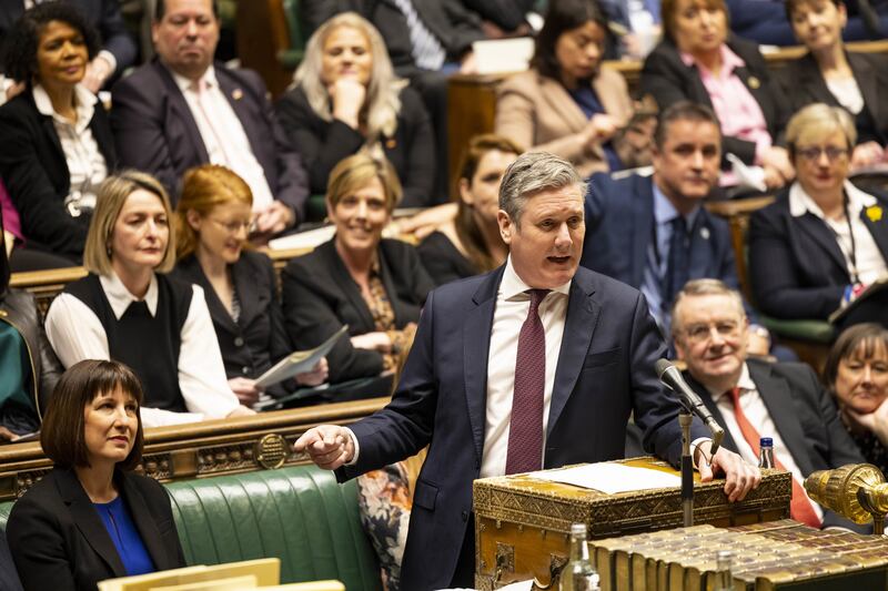 Keir Starmer, leader of the Labour Party: 'The only permanent tax cut in the budget is for the richest 1 per cent. How can that possibly be a priority for this government?' Photograph: Roger Harris/PA