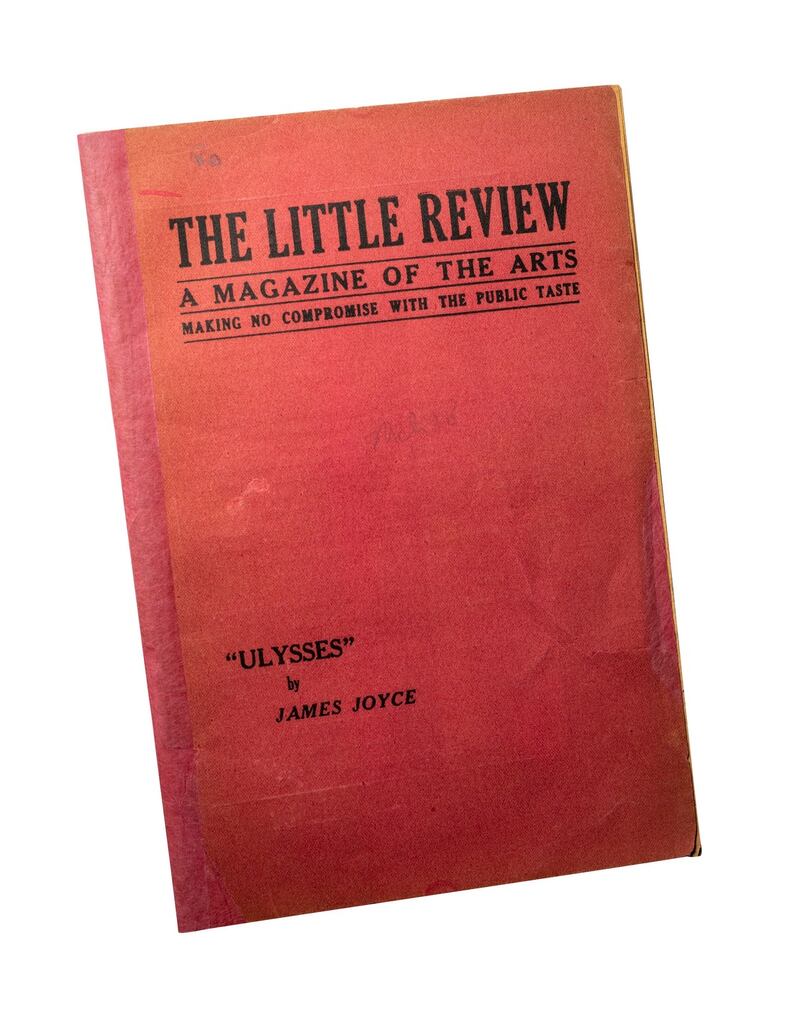 Cover of The Little Review, March 1918. Photograph: Harry Ransom Center.