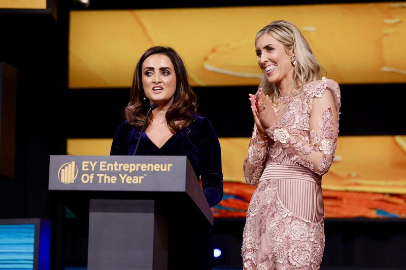 Sharon Cunningham and Orlaith Ryan of Shorla Oncology were named overall 2024 EY Entrepreneurs Of The Year, as well as coming out on top in the Emerging category. 
