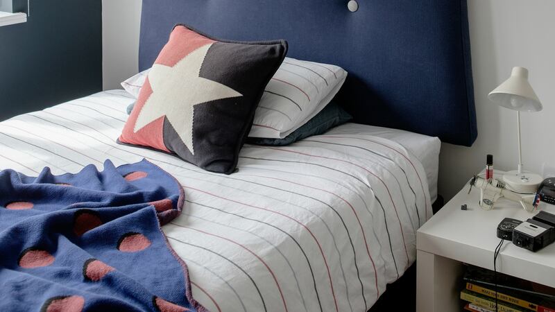 Try to avoid buying anything too specific, especially tempting when decorating children’s rooms.