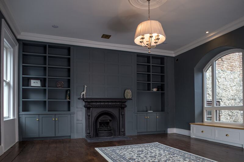 ‘Rather than replicate the Georgian style we wanted to show it as it is, a modern refurbishment.’ Photograph: Paul Tierney