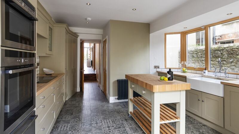 The house’s kitchen