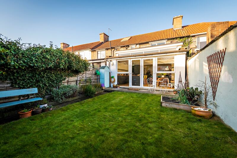 View from the garden looking towards the house.