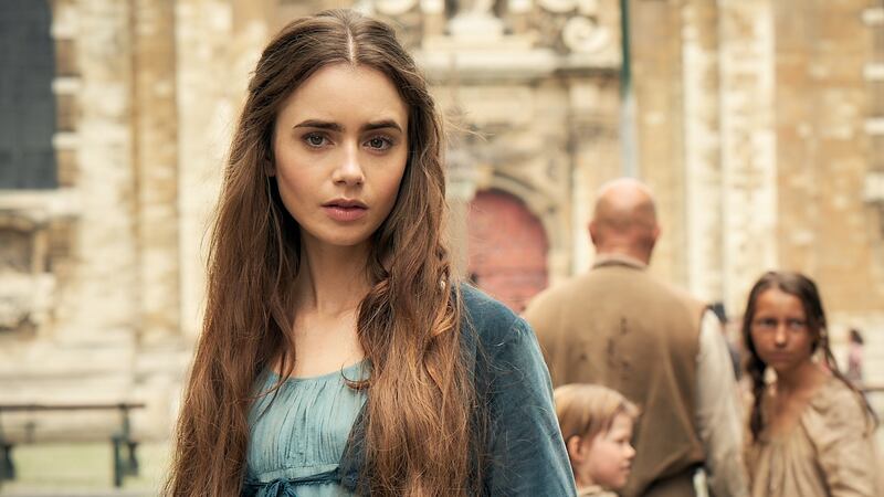 Lily Collins in Les Misérables