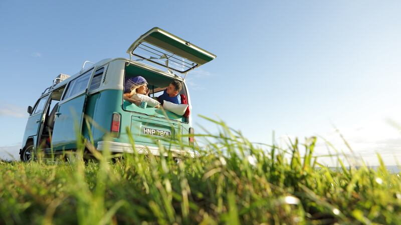 A VW Camper – the van style that changed the world when it launched in 1950.  Photograph: Getty
