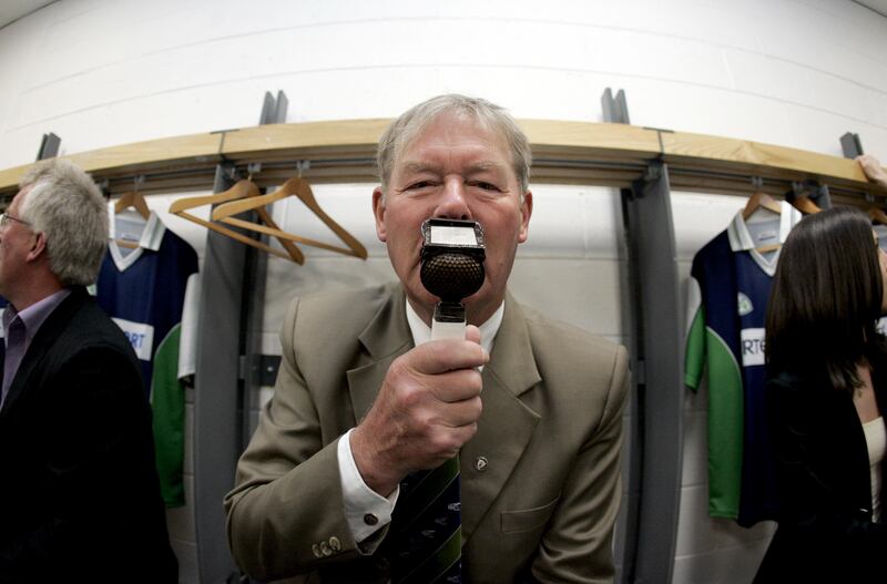 Micheál Ó Muircheartaigh: his commentaries on RTÉ radio charted the fortunes of hurling and football teams for more than 50 years.
Photograph: Donall Farmer