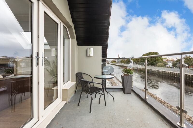 Balcony overlooking the Dodder