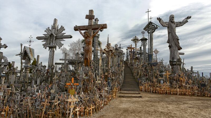 The Hill of Crosses in Lithuania