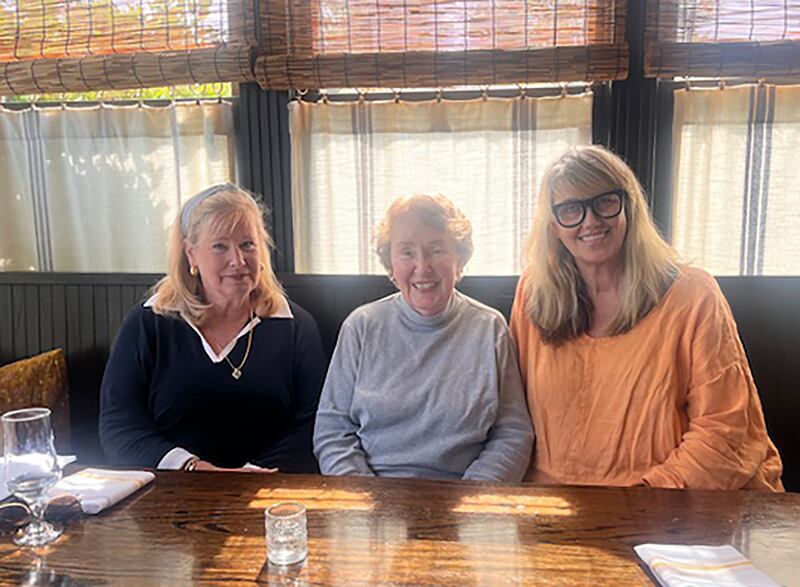 Annie McCarrick's aunt Maureen Covell, her mother Nancy McCarrick and childhood friend Linda Ringhouse in Long Island, New York. 
Photograph: Keith Duggan
