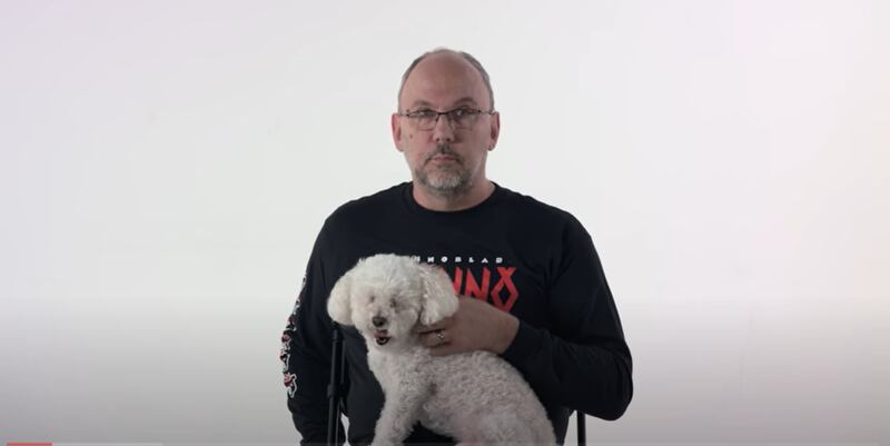 Technoblade's father discussing his son's death on his YouTube channel. Photograph: YouTube