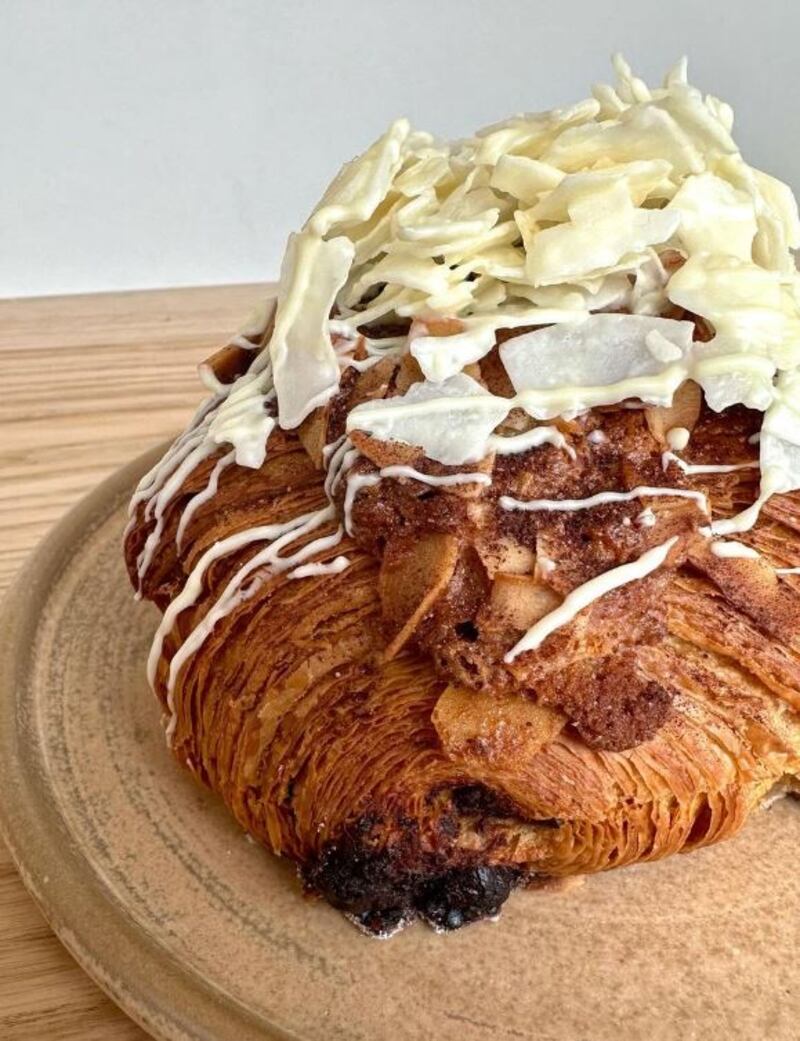 Chocolate croissant with a coconut and oat frangipane. Photograph: Scéal/Instagram