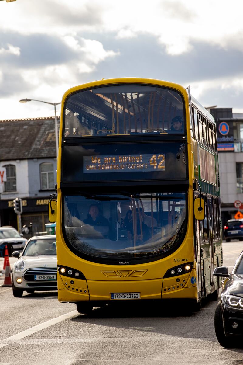 No 42 bus at Fairview, Dublin. Photograph: Tom Honan 