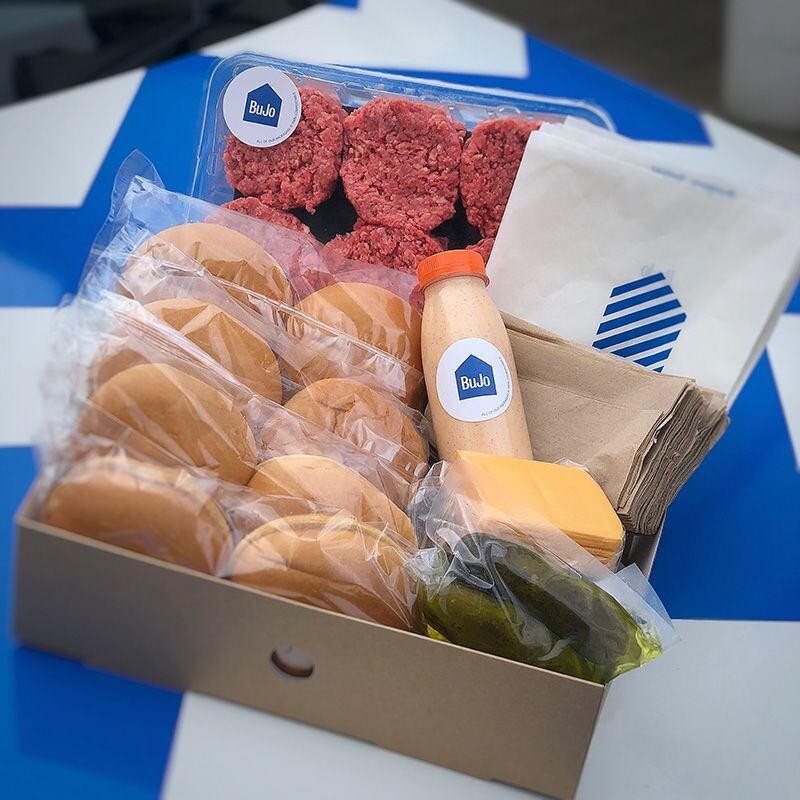 Bujo gourmet burgers at-home kit