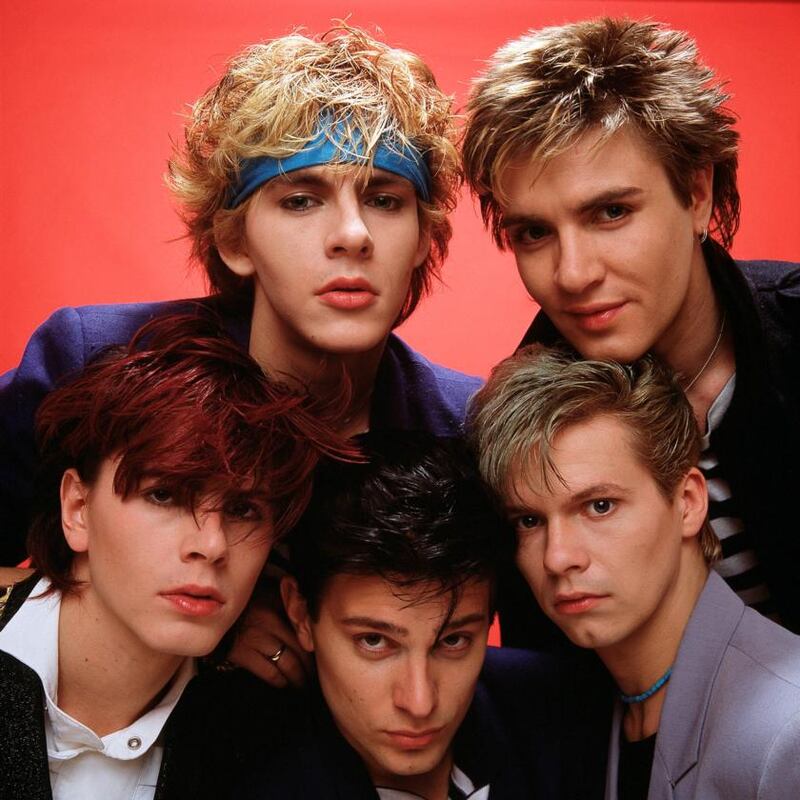 Duran Duran pictured in London,  1981. Photograph:  Michael Putland/Getty