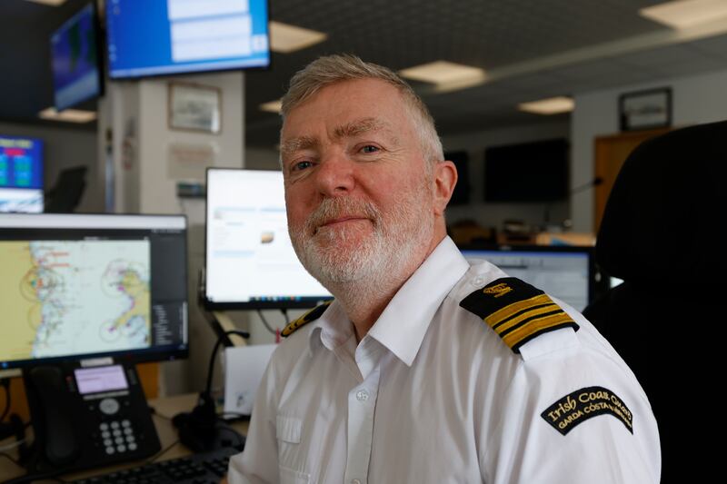 Martin Whyte of the Irish Coast Guard. Unlike their counterparts in many countries, the Irish Coast Guard is not part of the Defence Forces. Its primary responsibilities are search and rescue, promoting a safe marine environment and monitoring pollution at sea. Photograph: Nick Bradshaw