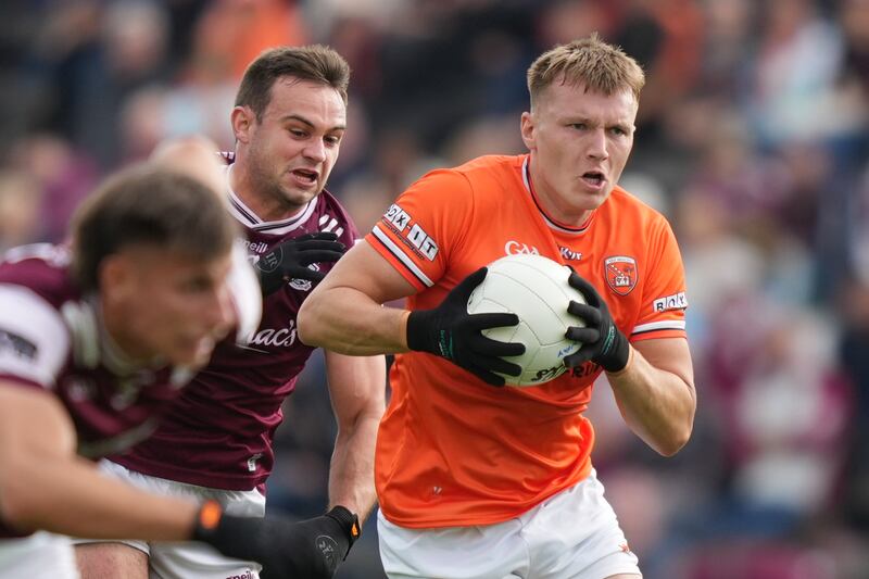 Rian O`Neill of Armagh in action. Photograph: James Lawlor/Inpho