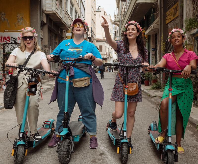 Alice Lowe, Jayde Adams, Aisling Bea and Amaka Onafor in Greatest Days