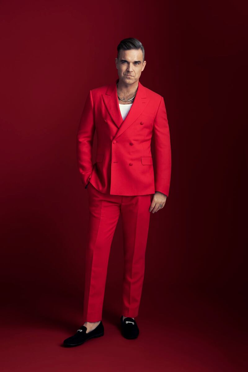 Robbie Williams. Photograph: Hat Trick Productions/Livewire Pictures