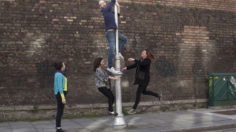 The organisers of A Playful City, Marisa Denker, Naomi Murphy, Neasa Ní Bhriain and Aaron Copeland